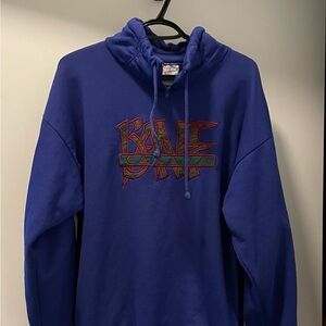 Vibrant Blue Hoodie with Cozy Fleece Material